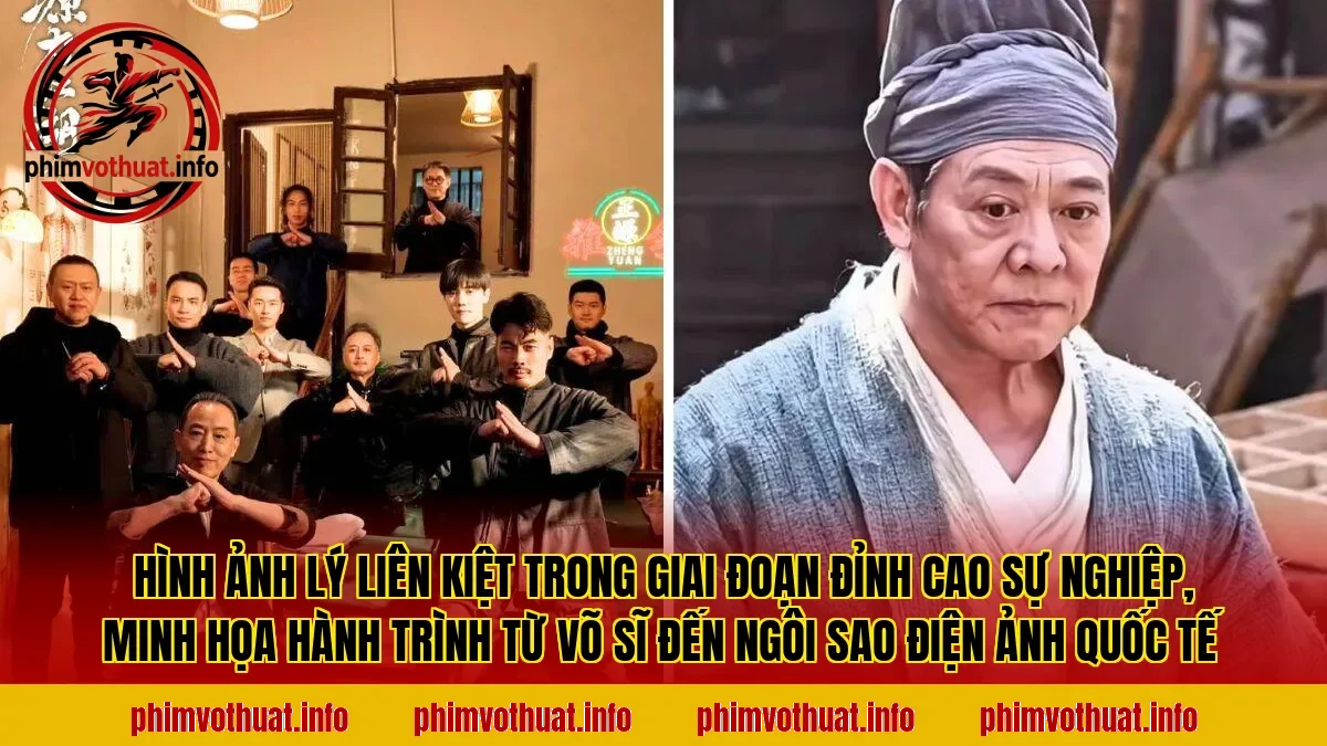 Hình ảnh Lý Liên Kiệt trong giai đoạn đỉnh cao sự nghiệp, minh họa hành trình từ võ sĩ đến ngôi sao điện ảnh quốc tế