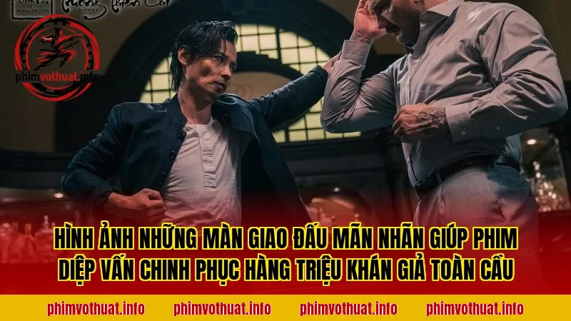 Hình ảnh những màn giao đấu mãn nhãn giúp phim Diệp Vấn chinh phục hàng triệu khán giả toàn cầu