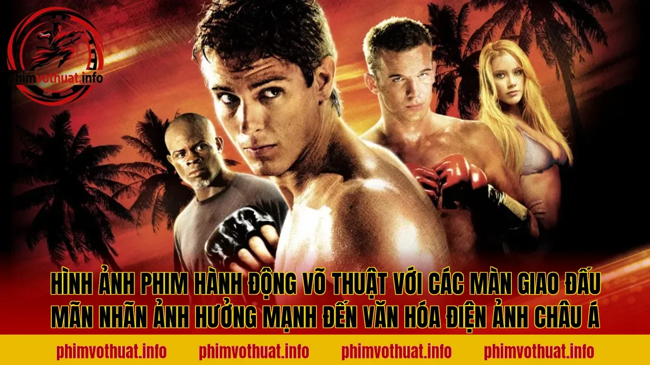 Hình ảnh phim hành động võ thuật với các màn giao đấu mãn nhãn ảnh hưởng mạnh đến văn hóa điện ảnh châu Á