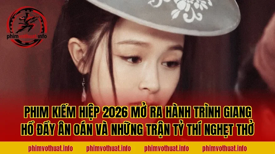 PHIM KIẾM HIỆP 2026 MỞ RA HÀNH TRÌNH GIANG HỒ ĐẦY ÂN OÁN VÀ NHỮNG TRẬN TỶ THÍ NGHẸT THỞ